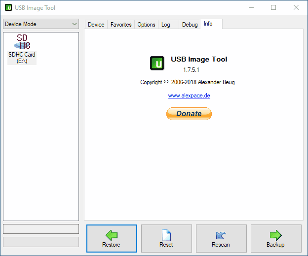 Animasjon av SD-kort som flasher