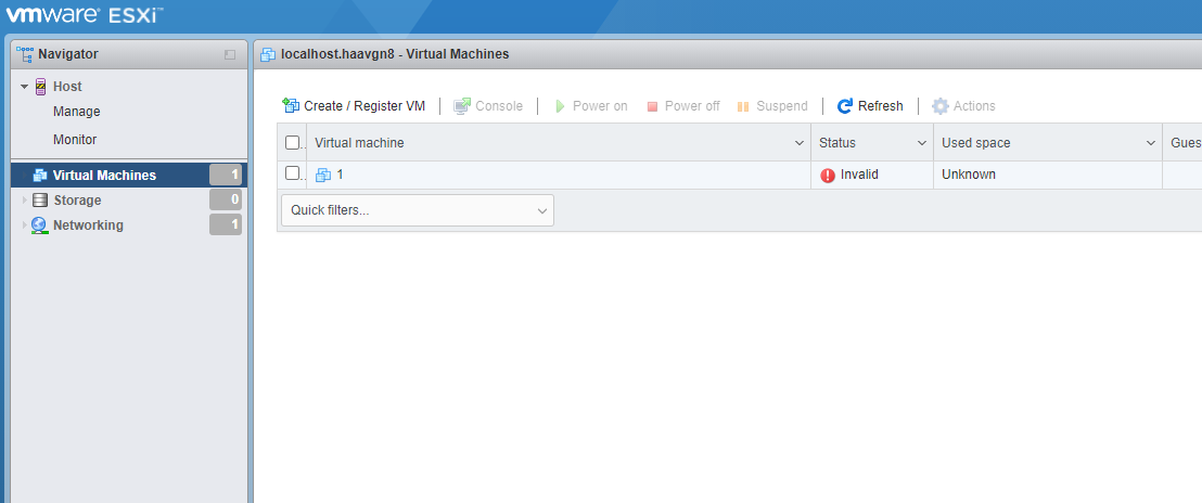 Gjenopprettingsprosessen steg 1